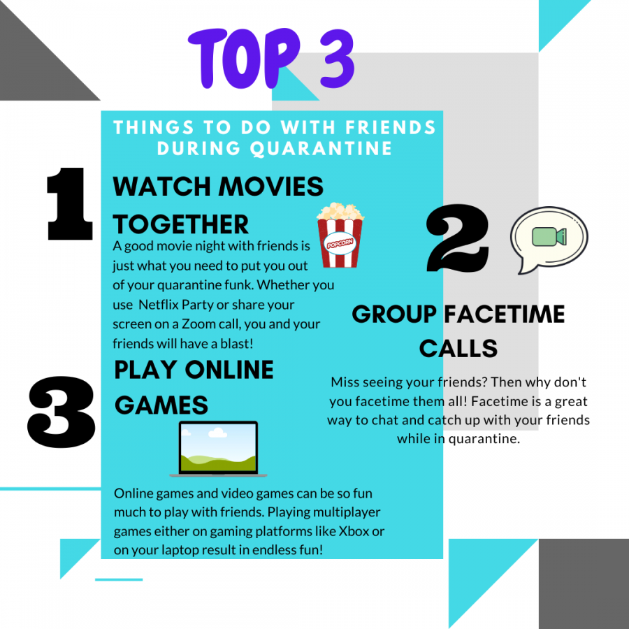 Top 3 Things To Do With Friends During Quarantine